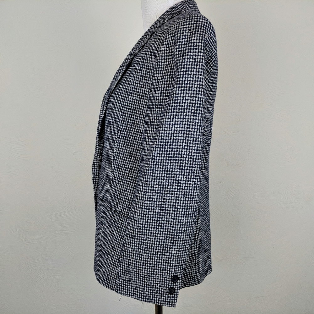 Pendleton Blazer Jacket Plaid Mini Check Virgin W… - image 4